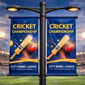 Street Light Pole Fabric Banners