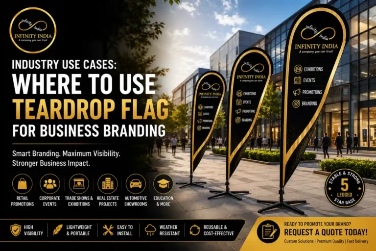 Industry Use Cases: Where to Use Teardrop Flag for Business Branding