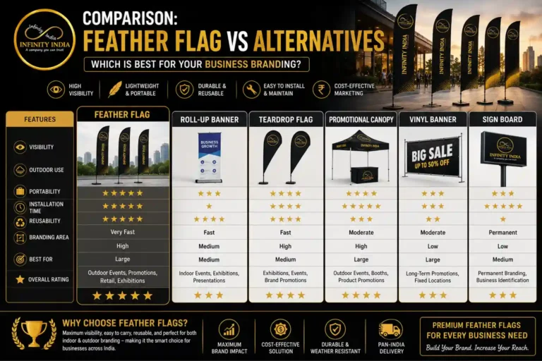 Feather Flag Alternatives: Which Branding Display Is Best for Your Business?