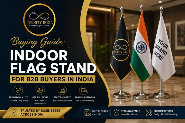 Buying Guide: Indoor Flag Stand for B2B Buyers in India