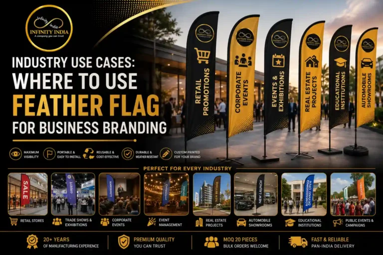Feather Flag Uses Across Industries: Where to Use Feather Flags for Business Branding