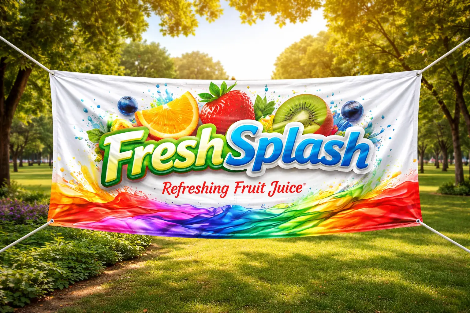 KNITTED POLYESTER BANNER - Image 2