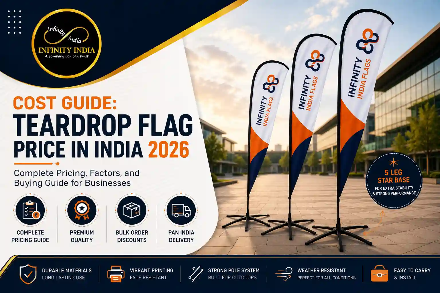 Cost Guide: Teardrop Flag Price in India 2026