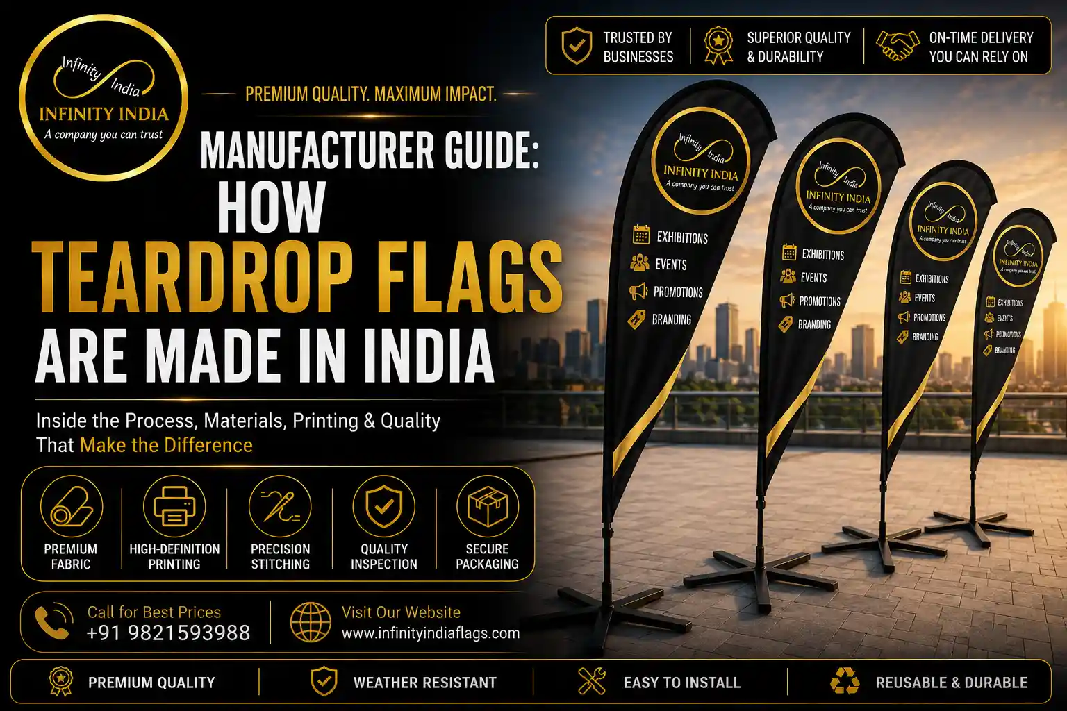 Buying Guide: Teardrop Flag for B2B Buyers in India