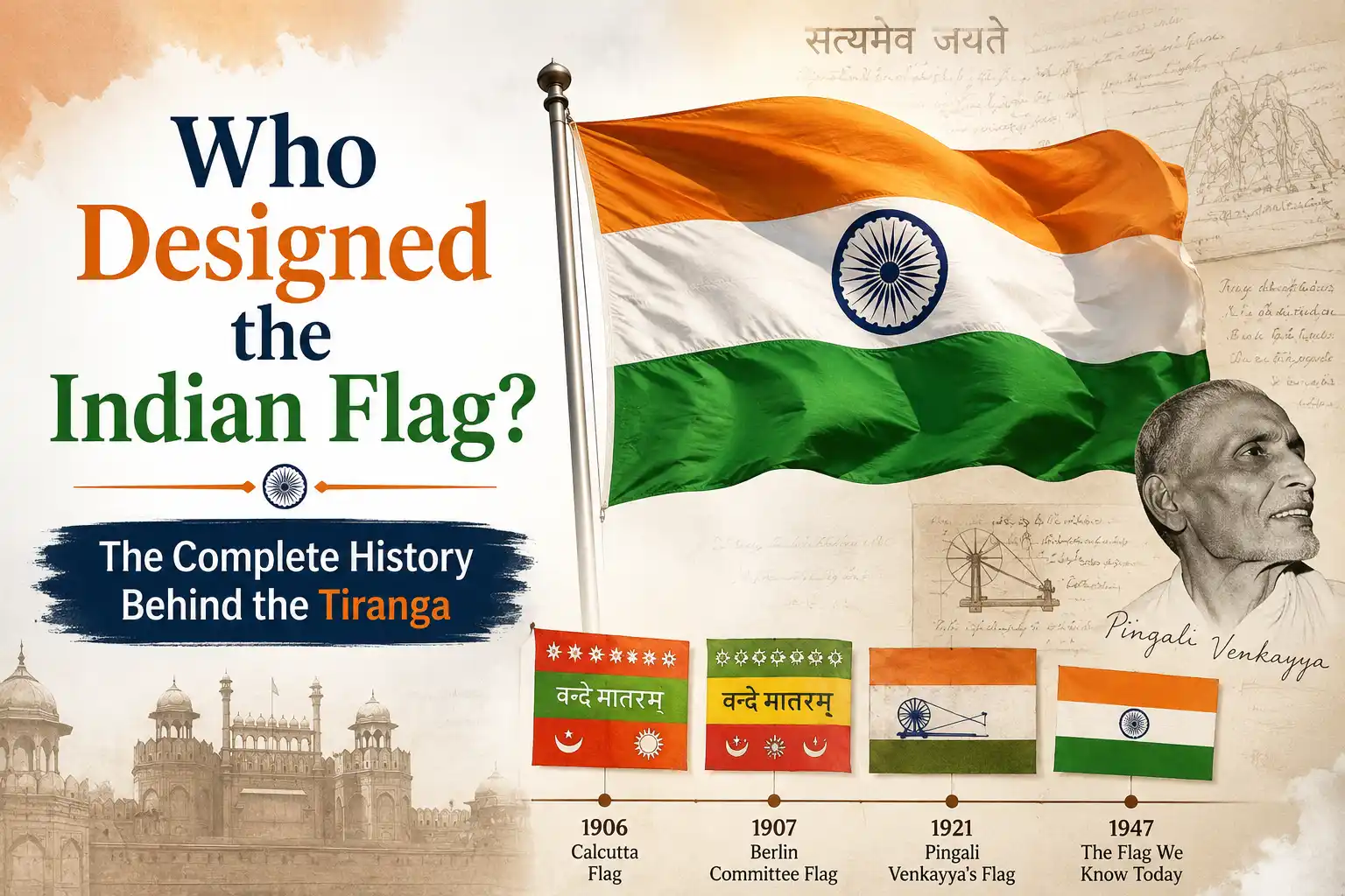 Who Designed the Indian Flag? Complete History & Facts